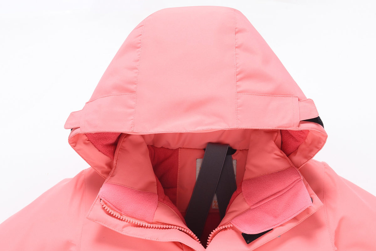 Valianly Girls' One-Piece Pink Winter Snowsuit 9410_Pink