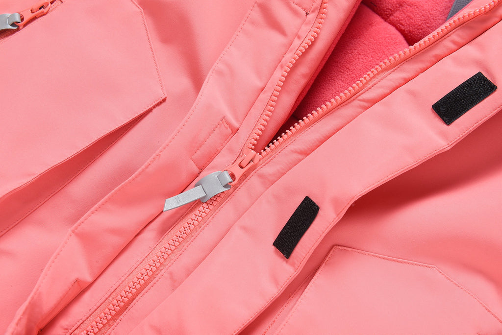 Valianly Girls' One-Piece Pink Winter Snowsuit 9410_Pink