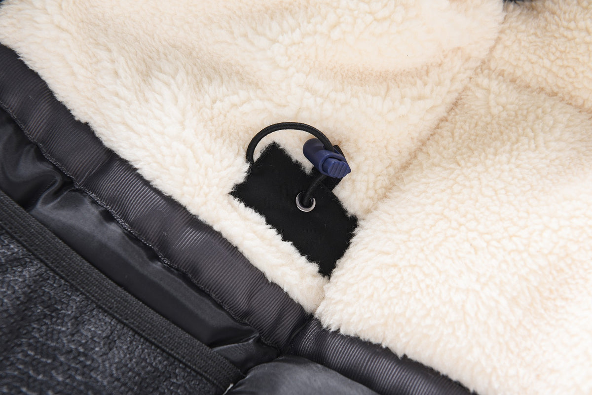 Valianly paltas berniukams juoda žieminė striukė/paltas 9441_black