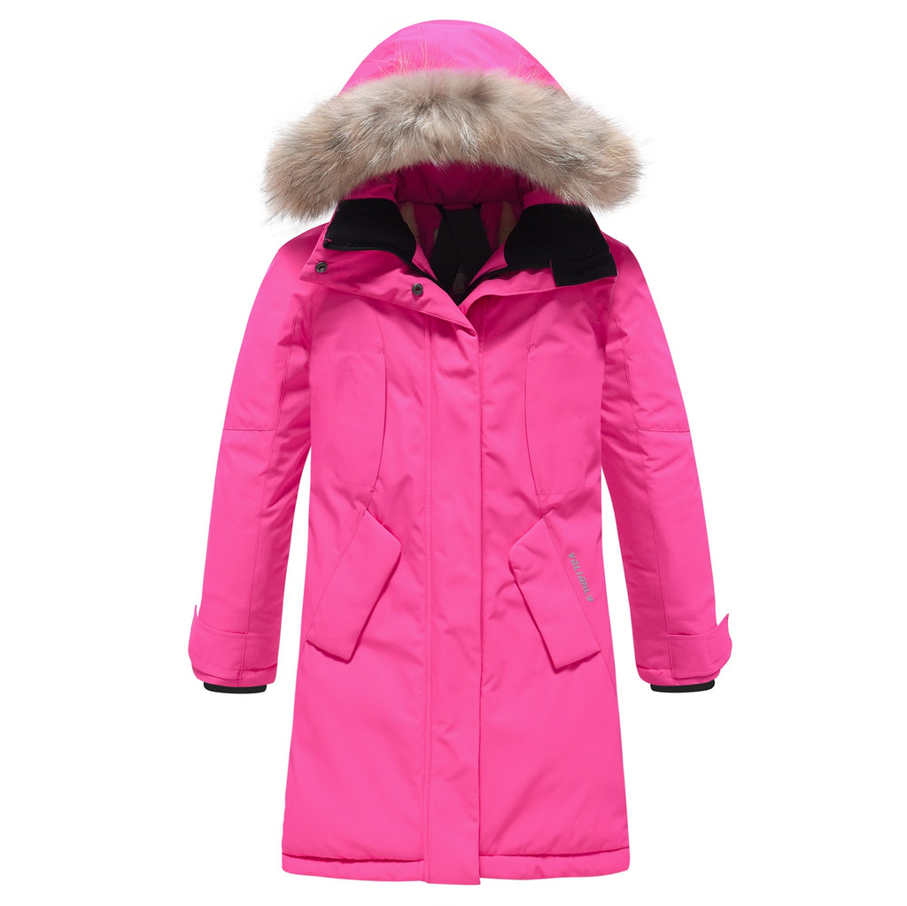 Valianly пальто для девочек розовая зимняя куртка/пальто 9444_Pink