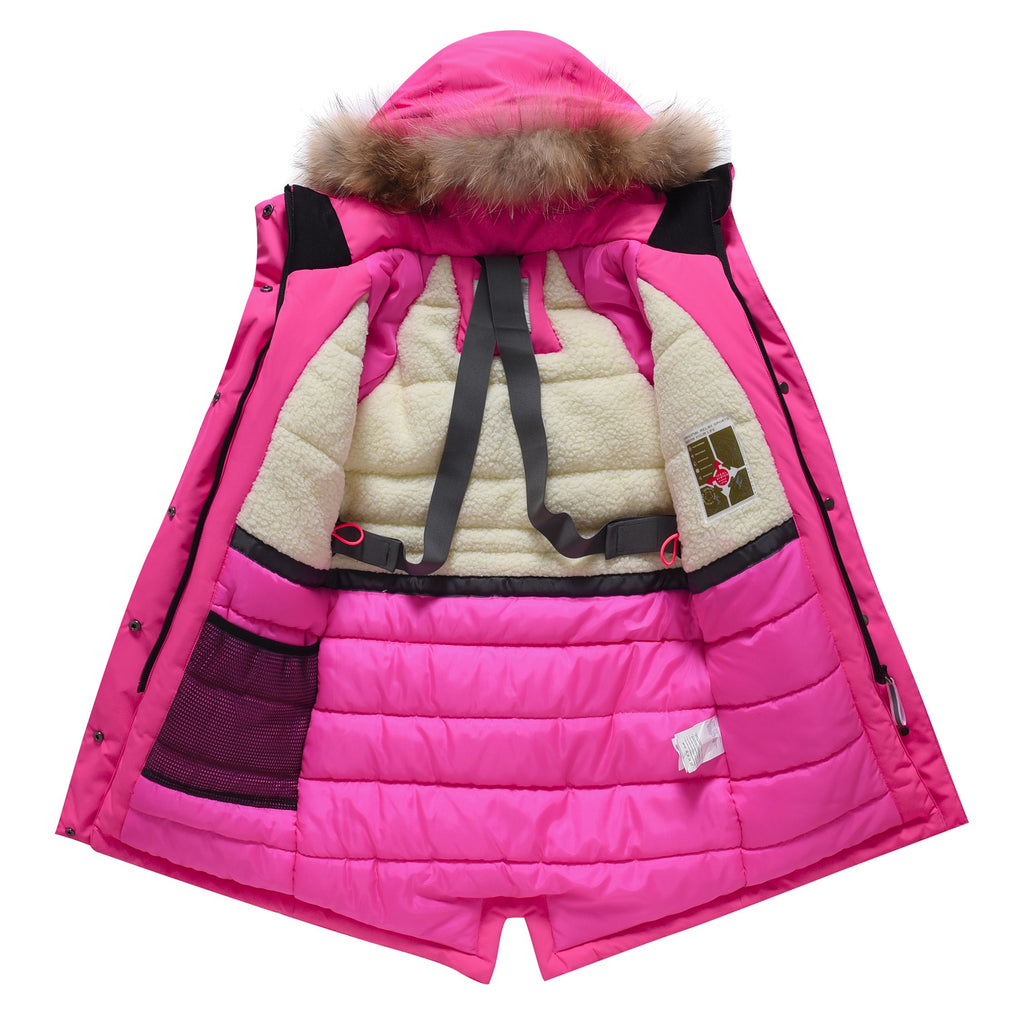 Valianly пальто для девочек розовая зимняя куртка/пальто 9444_Pink