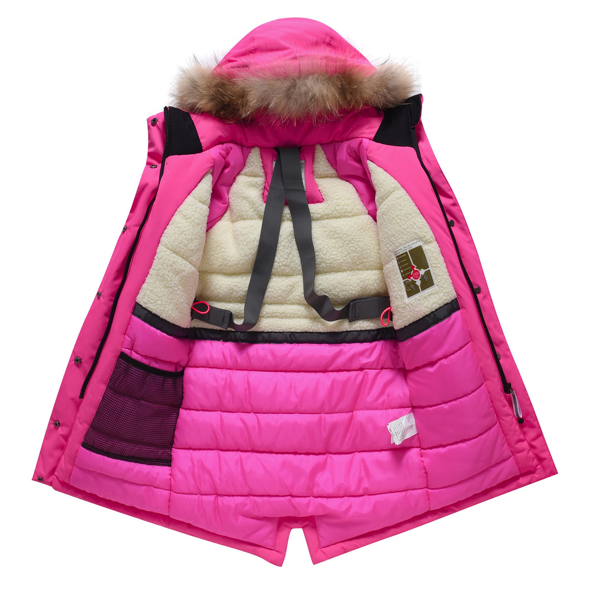 Valianly пальто для девочек розовая зимняя куртка/пальто 9444_Pink