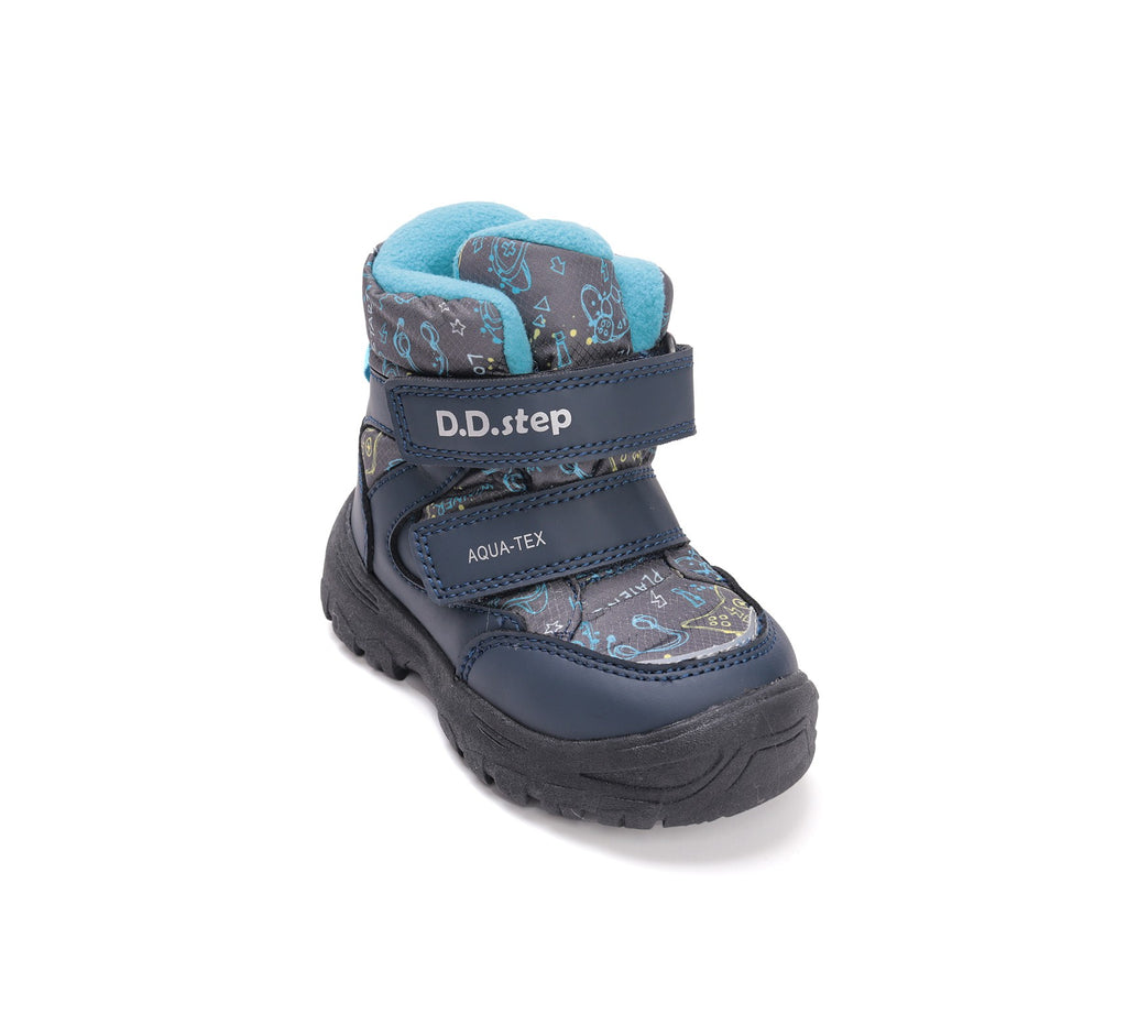 Зимние ботинки D.D.Step для мальчиков P081-52299AL, снежные, на шерсти