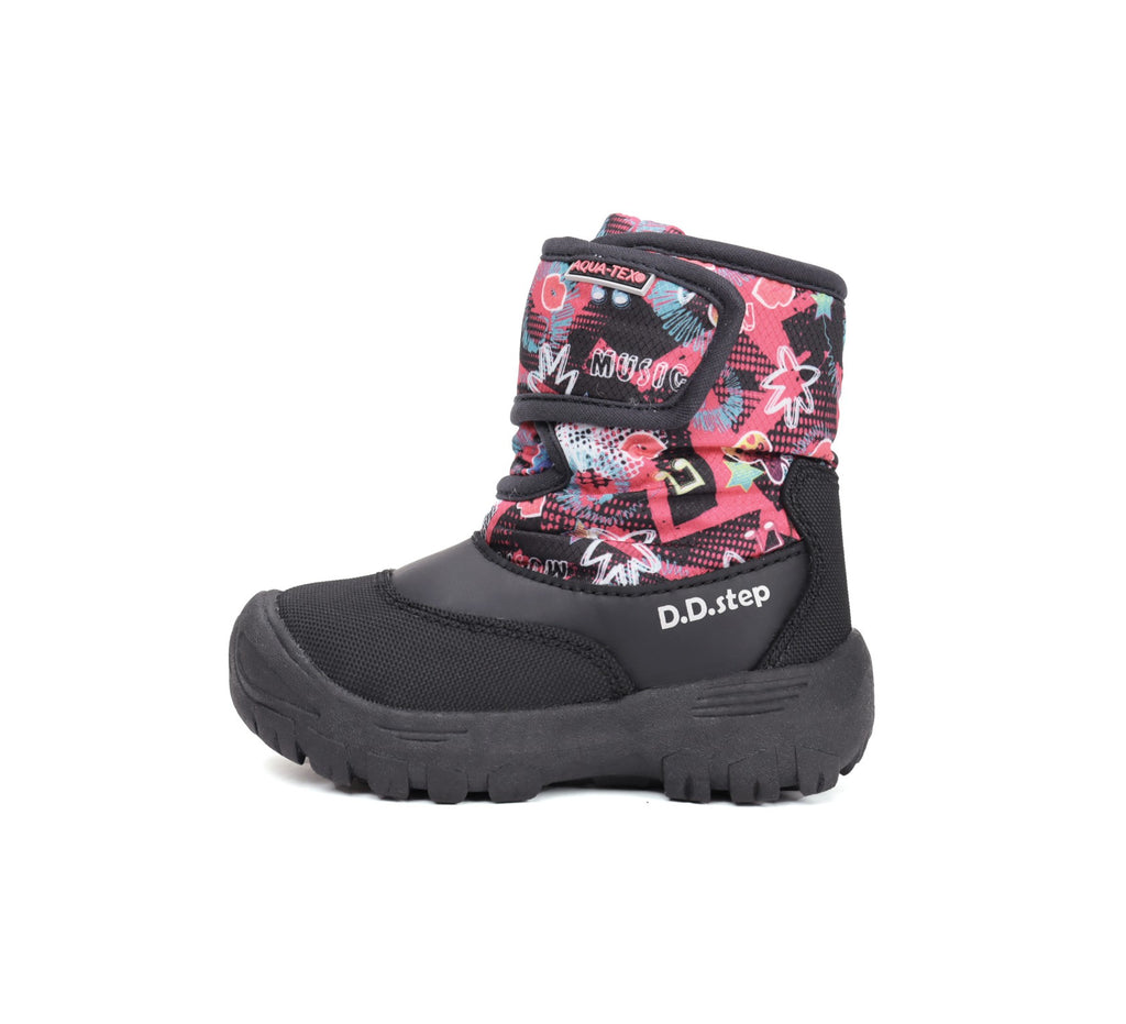 Зимние ботинки D.D.Step для девочек, на меху, P081-52502B