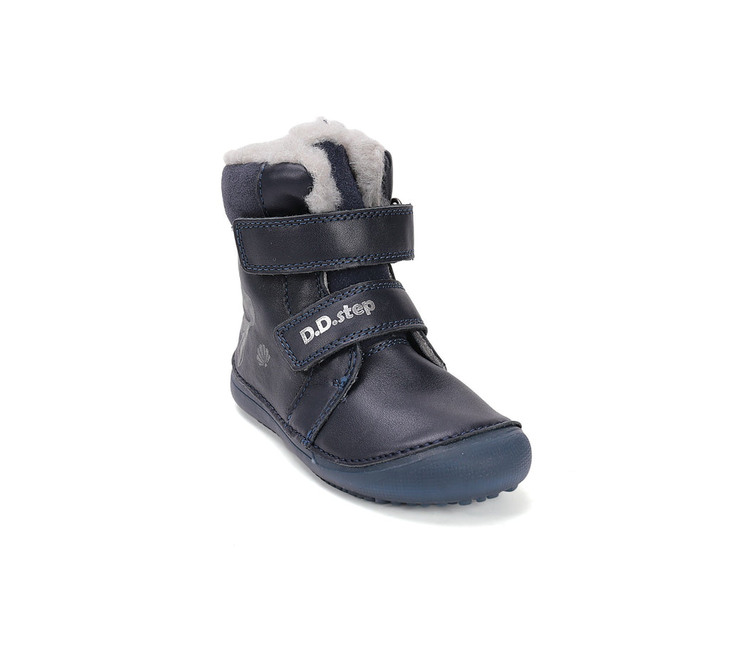 D.D.Step barefoot žieminiai batai mergaitėms su vilna W063-52263MW