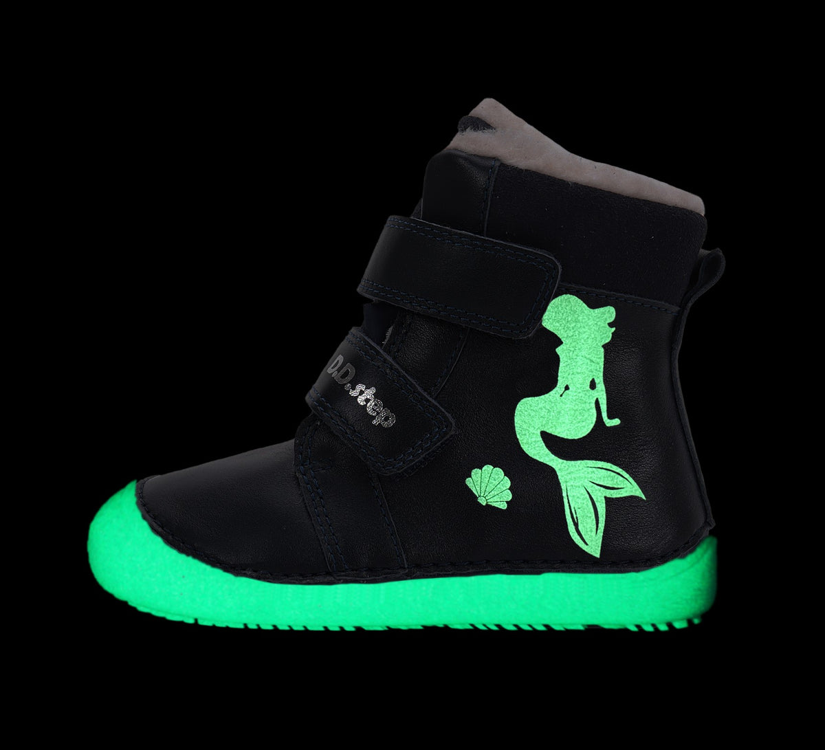 D.D.Step barefoot žieminiai batai mergaitėms su vilna W063-52263MW