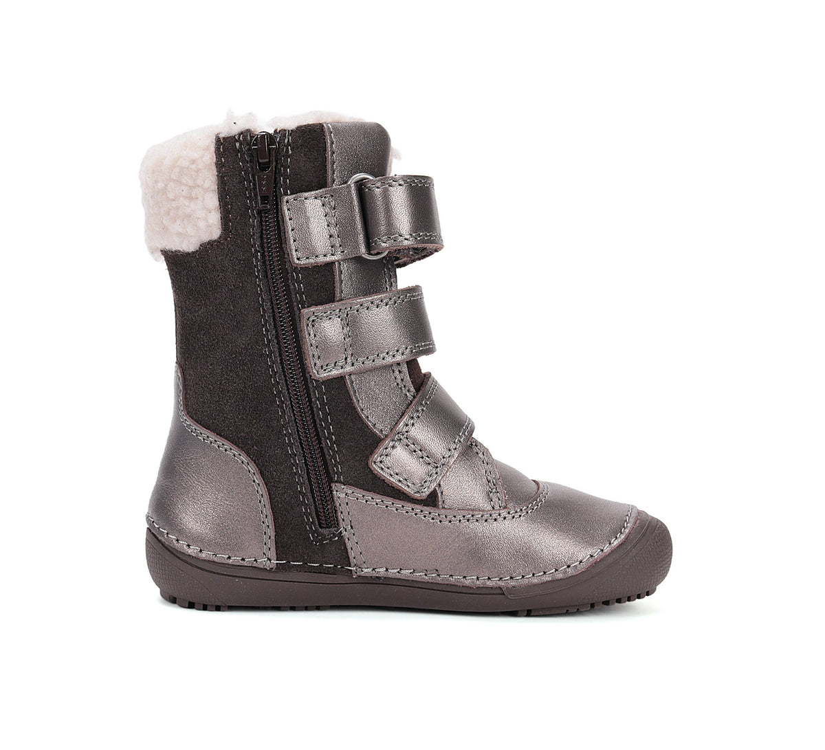 D.D.Step barefoot žieminiai batai mergaitėms su vilna W063-52534AMW