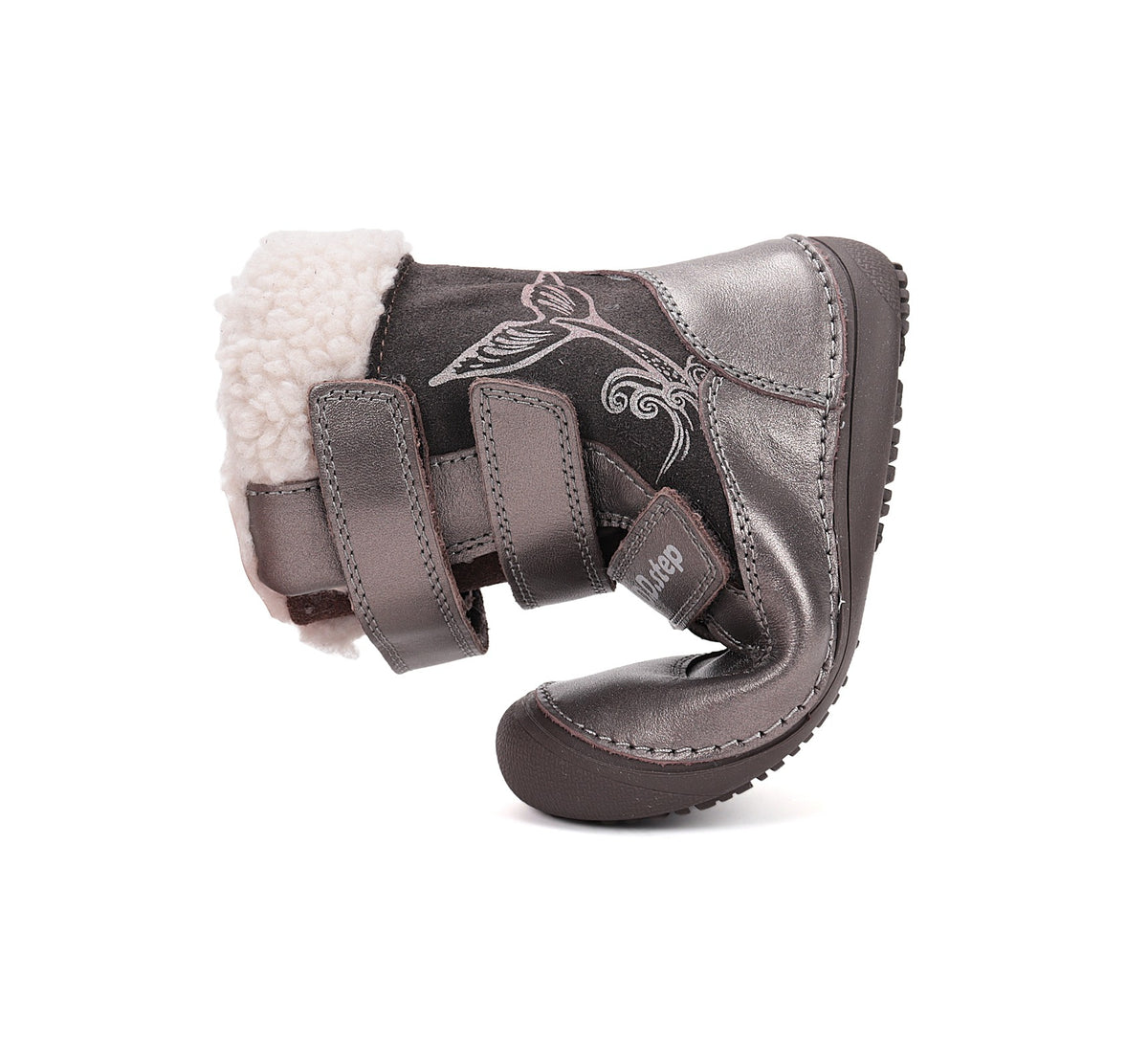 D.D.Step barefoot žieminiai batai mergaitėms su vilna W063-52534AMW