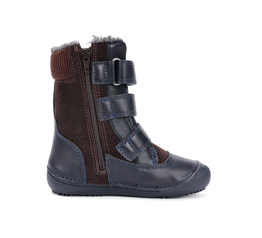 D.D.Step barefoot žieminiai batai berniukams su vilna W063-52732ALW