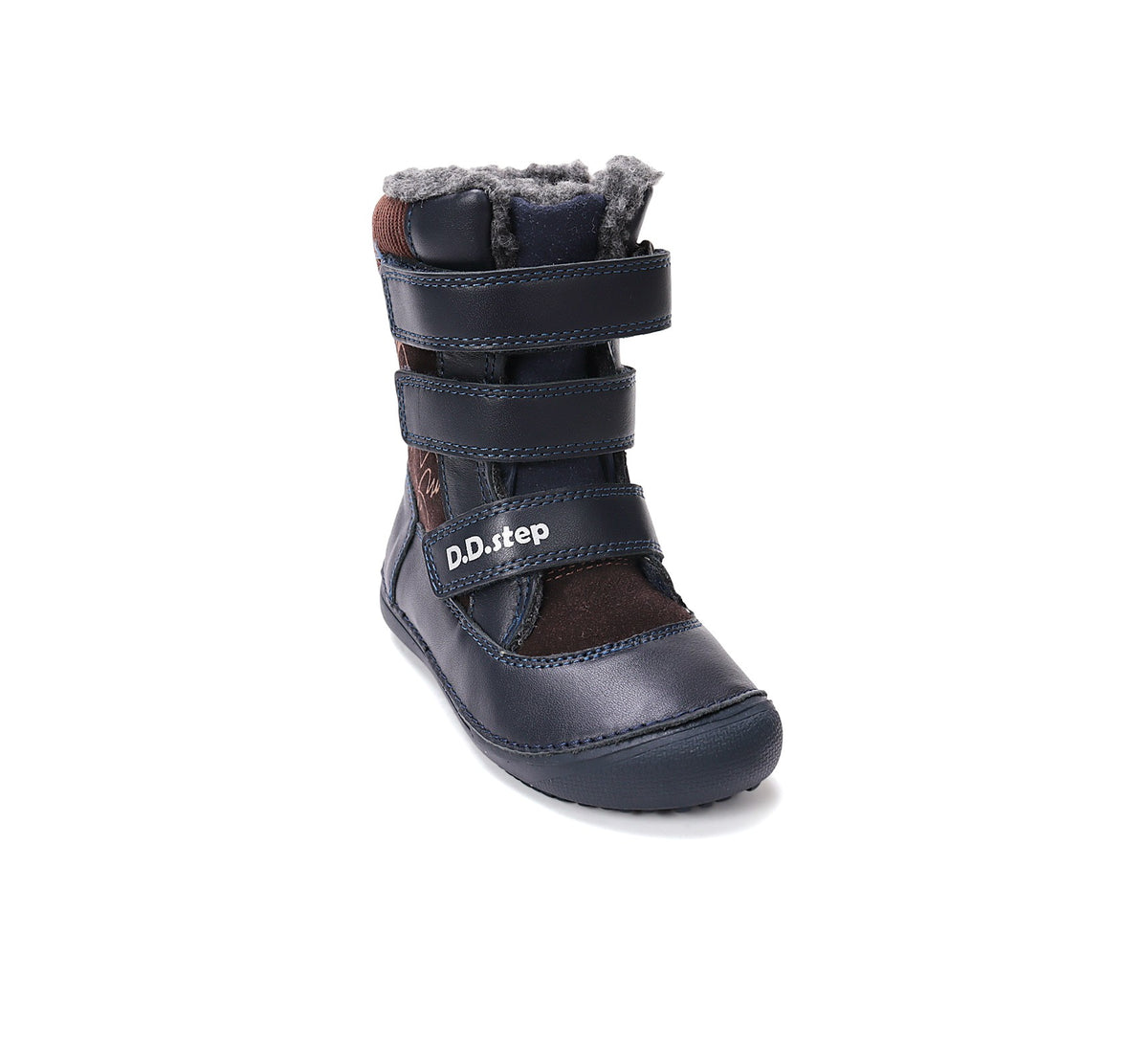 D.D.Step barefoot žieminiai batai berniukams su vilna W063-52732ALW