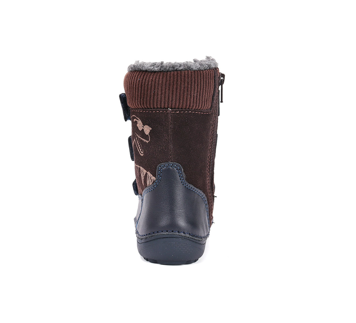 D.D.Step barefoot žieminiai batai berniukams su vilna W063-52732AMW