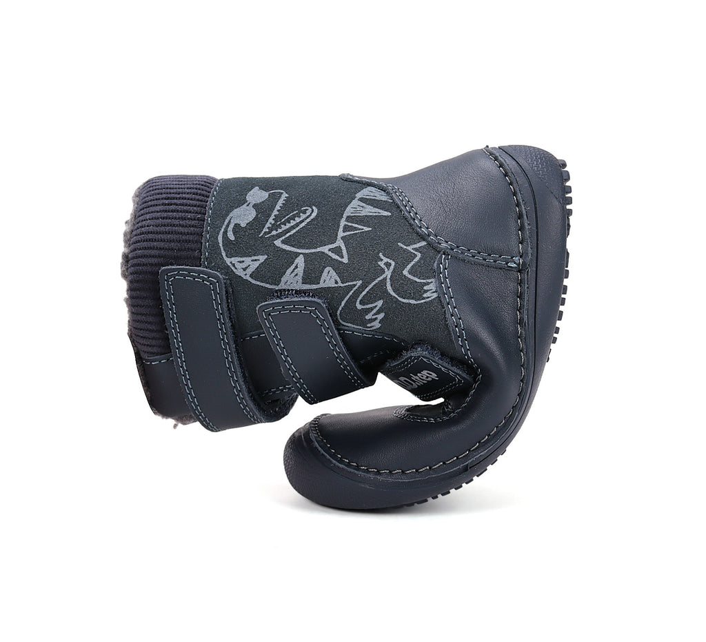 D.D.Step barefoot winter boots for boys with wool W063-52732MW
