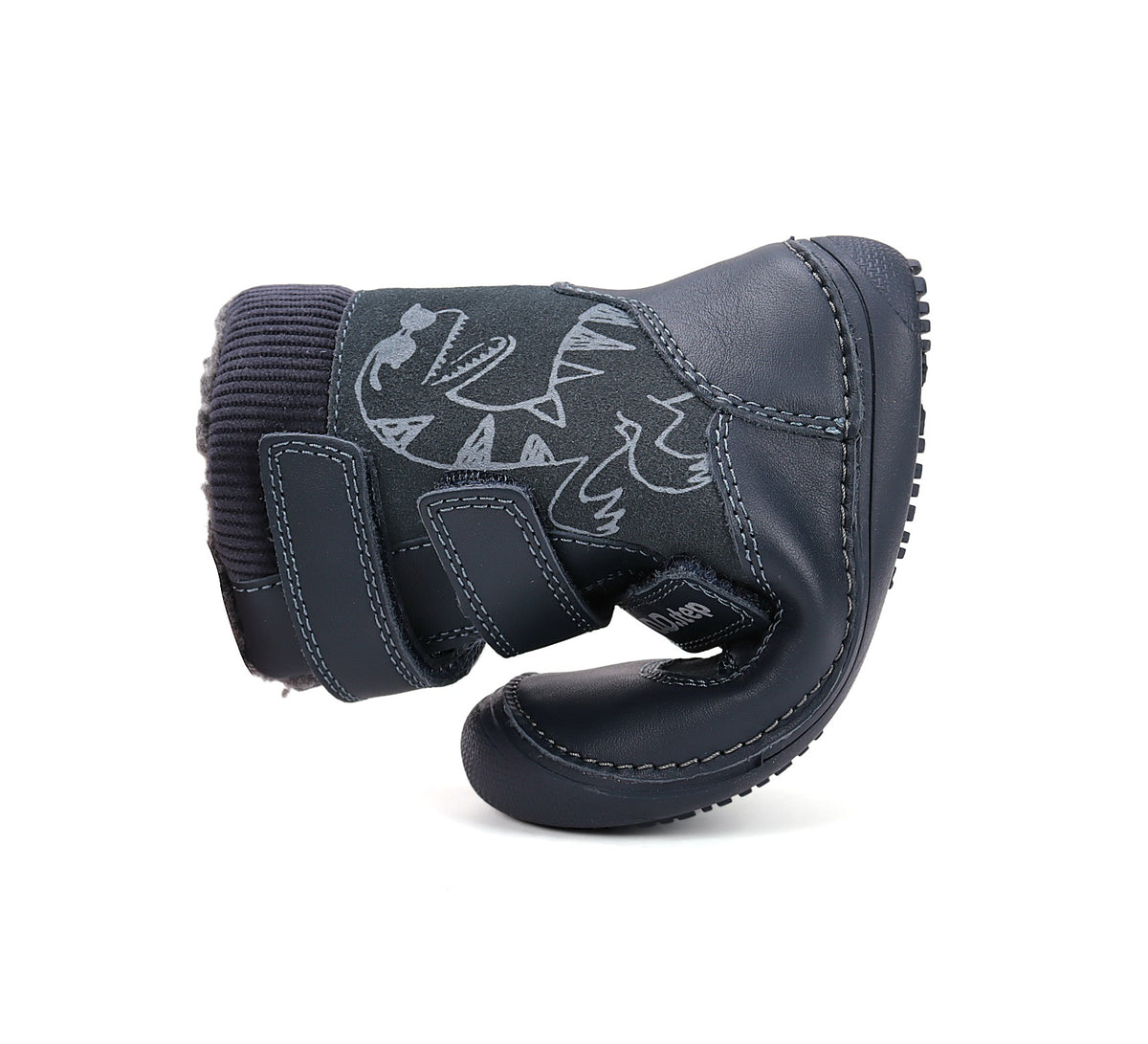 D.D.Step barefoot winter boots for boys with wool W063-52732MW