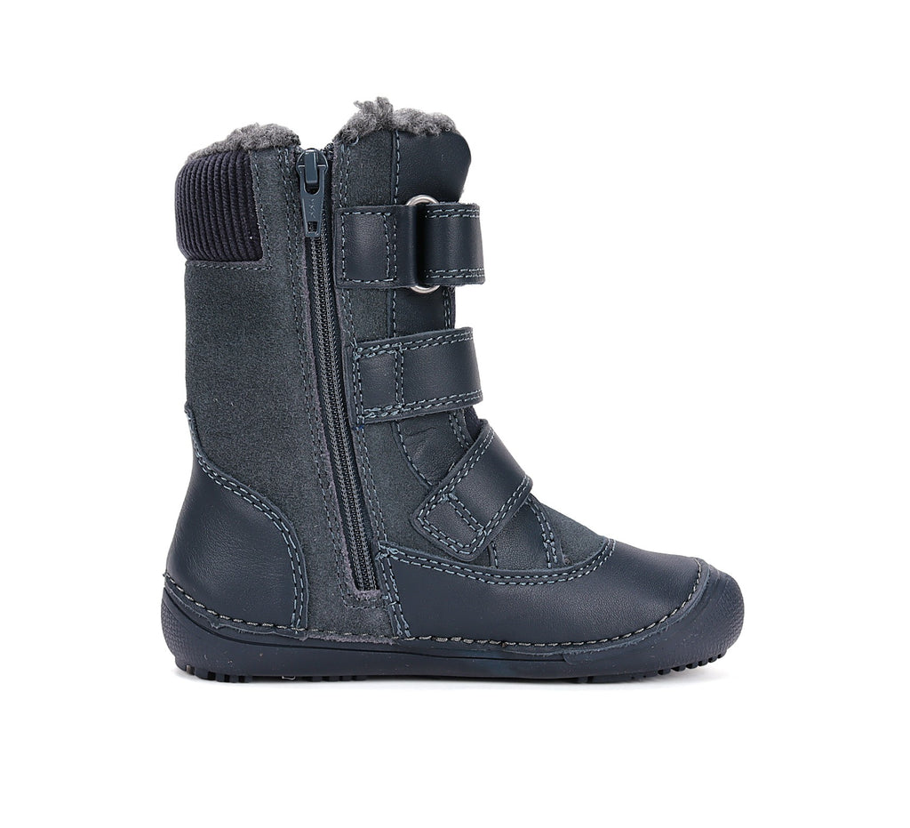 Зимние ботинки D.D.Step barefoot для мальчиков на шерсти W063-52732LW