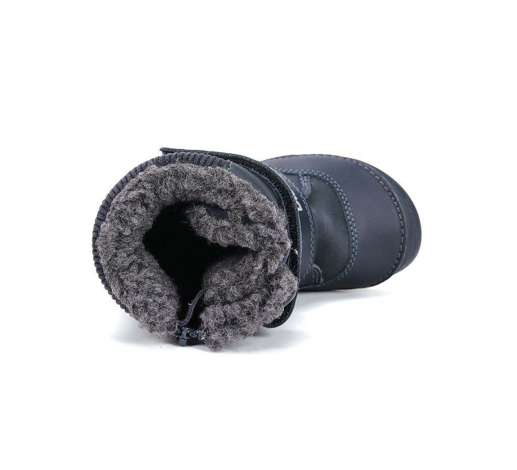 Зимние ботинки D.D.Step barefoot для мальчиков на шерсти W063-52732LW