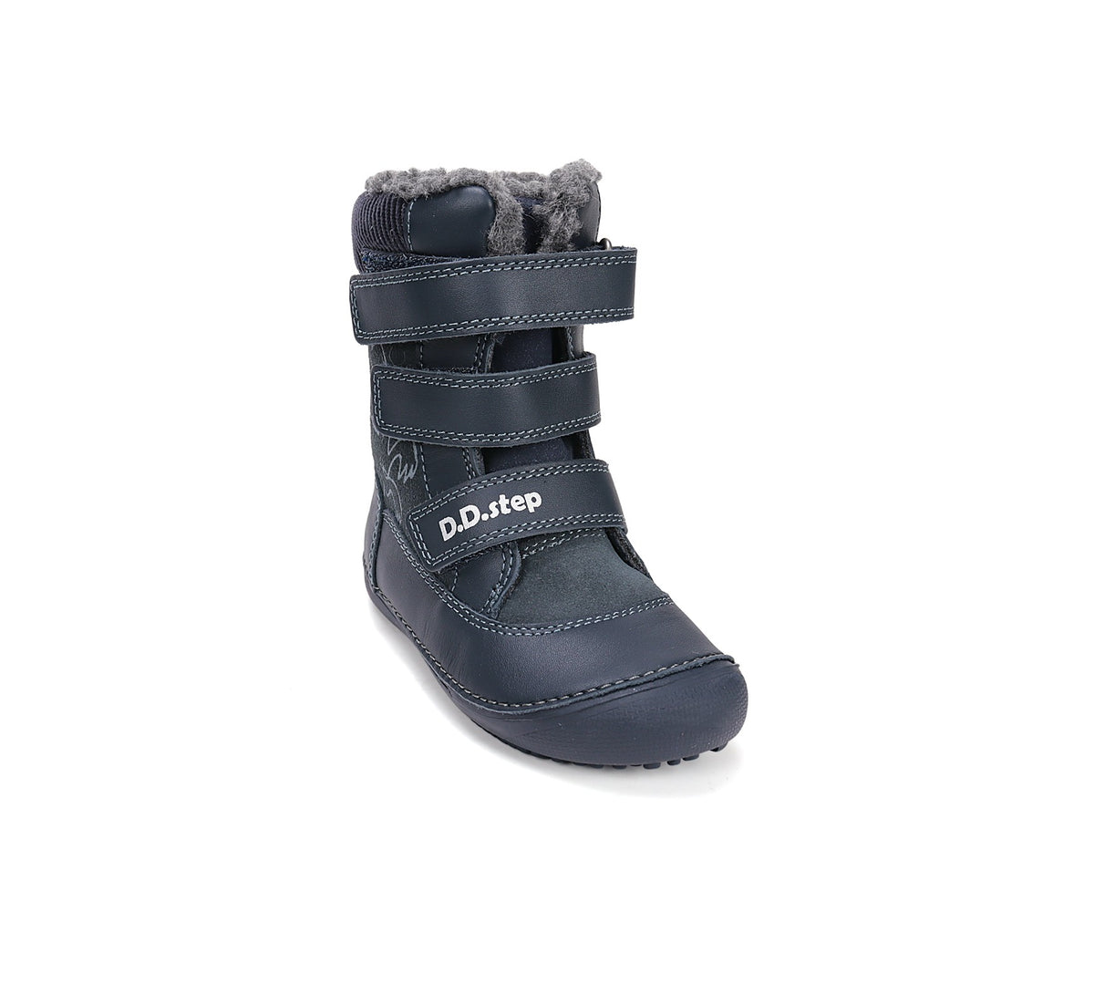Зимние ботинки D.D.Step barefoot для мальчиков на шерсти W063-52732LW