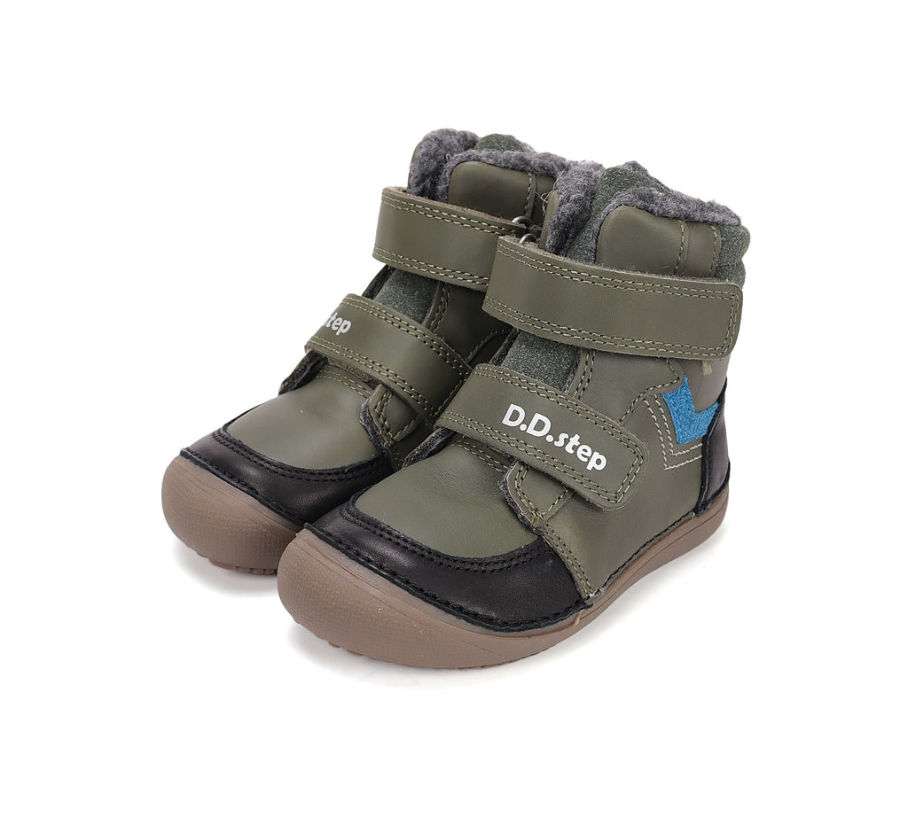 D.D.Step barefoot žieminiai batai berniukams su vilna W063-52804LW