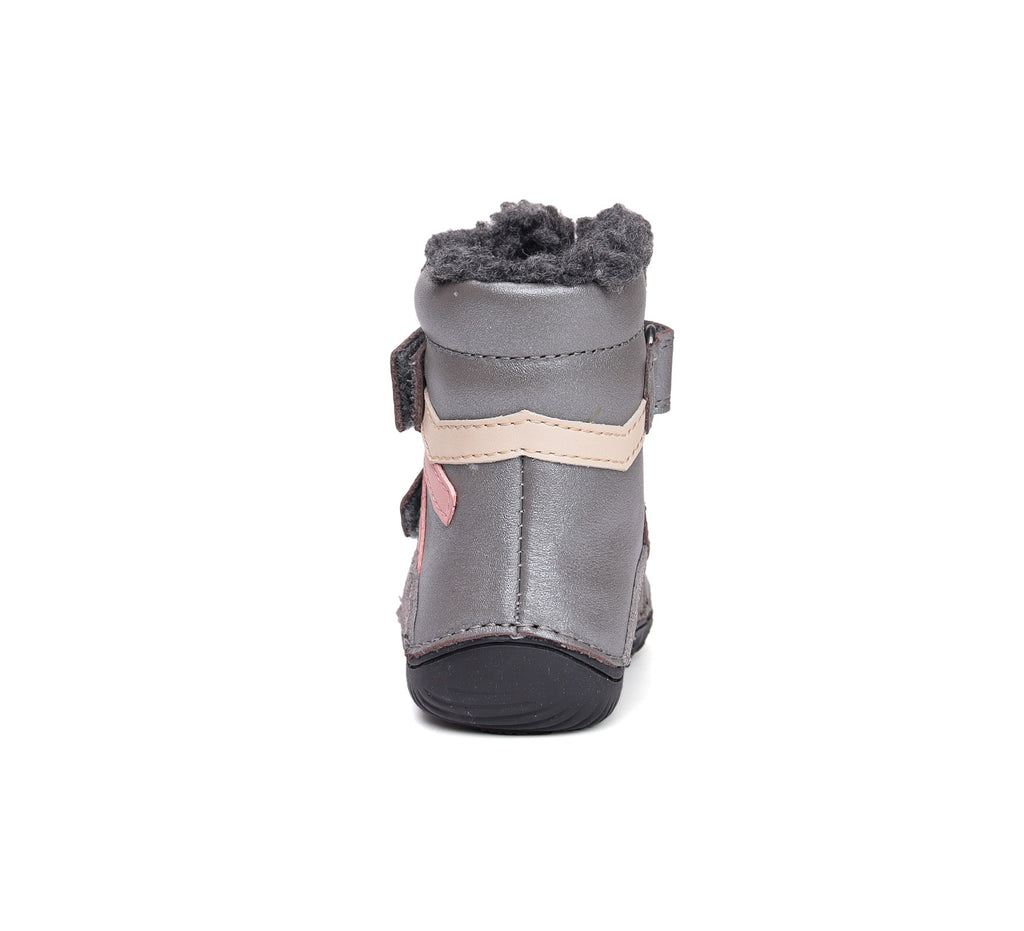 D.D.Step barefoot зимние ботинки для девочек с шерстью W073-52306DMW