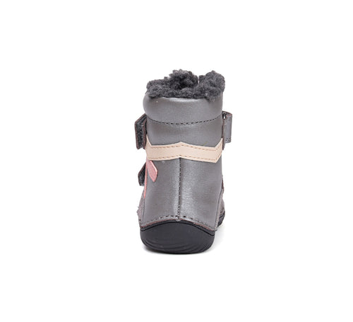 D.D.Step barefoot žieminiai batai mergaitėms su vilna W073-52306DMW