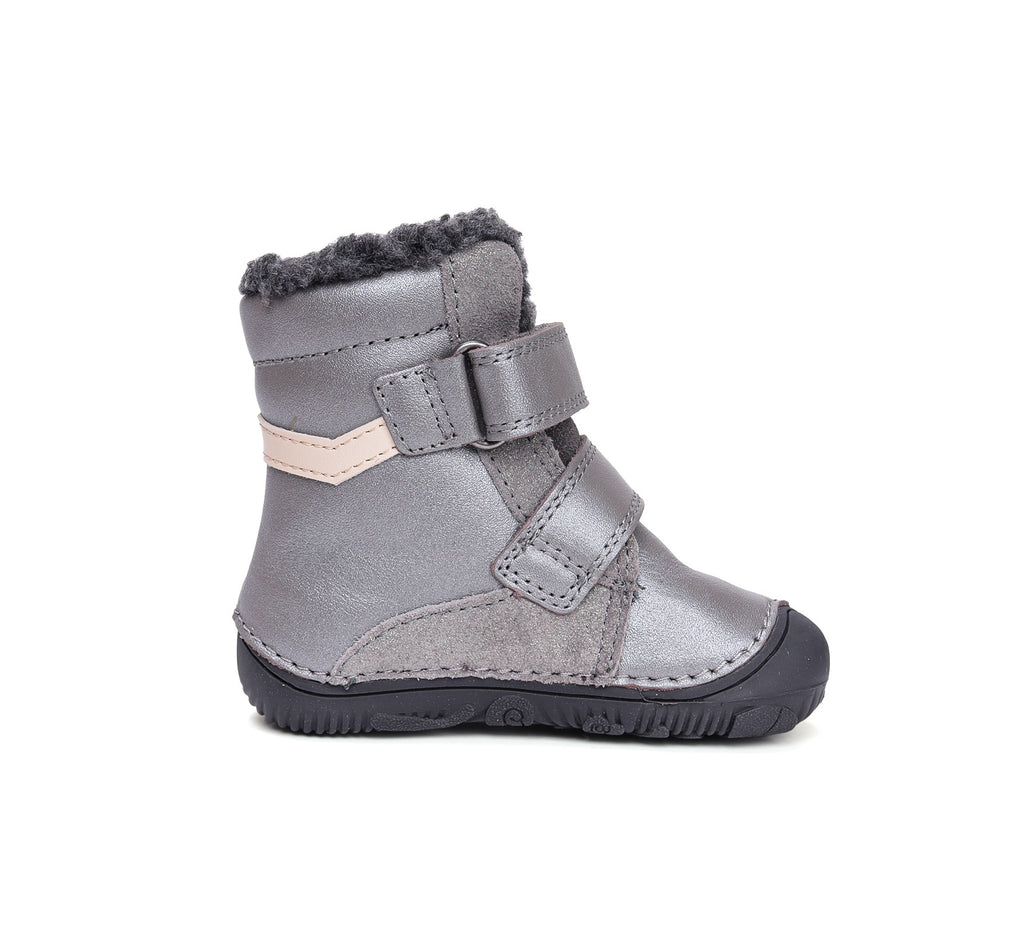 D.D.Step barefoot зимние ботинки для девочек с шерстью W073-52306DMW