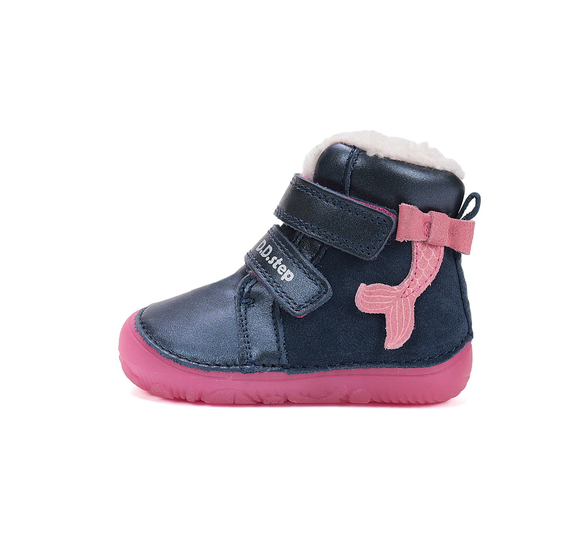 D.D.Step barefoot žieminiai batai mergaitėms su vilna W073-52684W