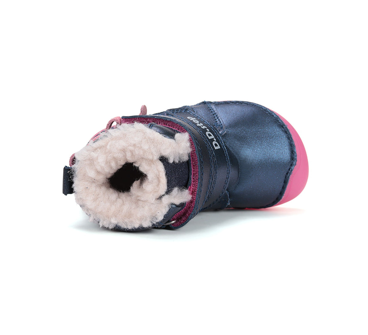 D.D.Step barefoot winter boots for girls with wool W073-52684W