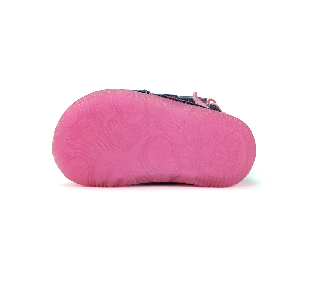 D.D.Step barefoot winter boots for girls with wool W073-52684W