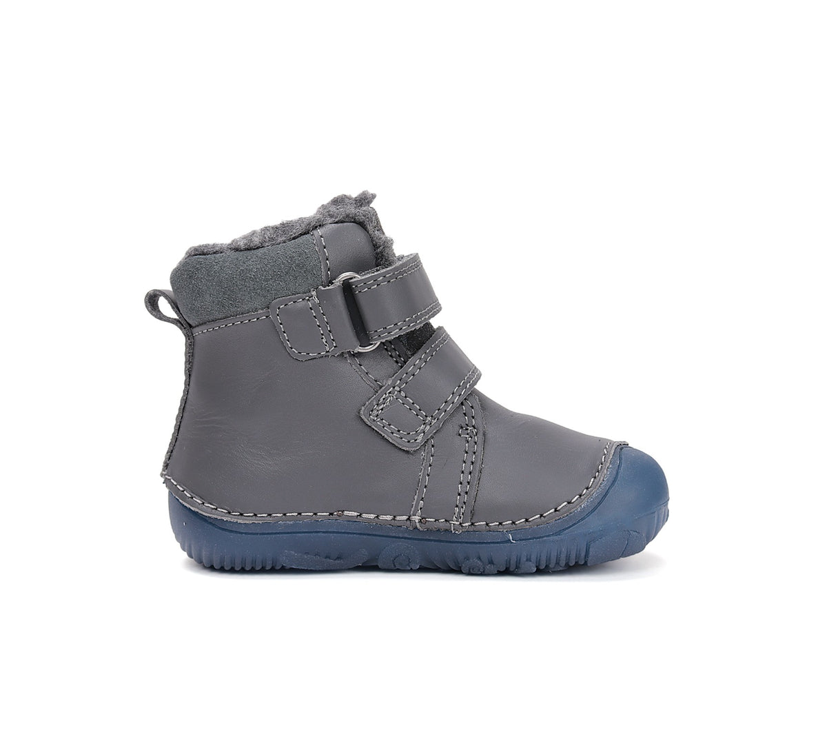 D.D.Step barefoot winter boots for boys with wool W073-52943BW