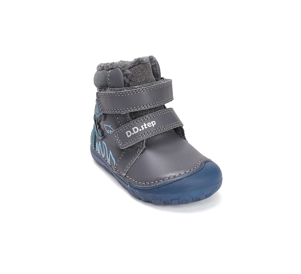 D.D.Step barefoot winter boots for boys with wool W073-52943BW