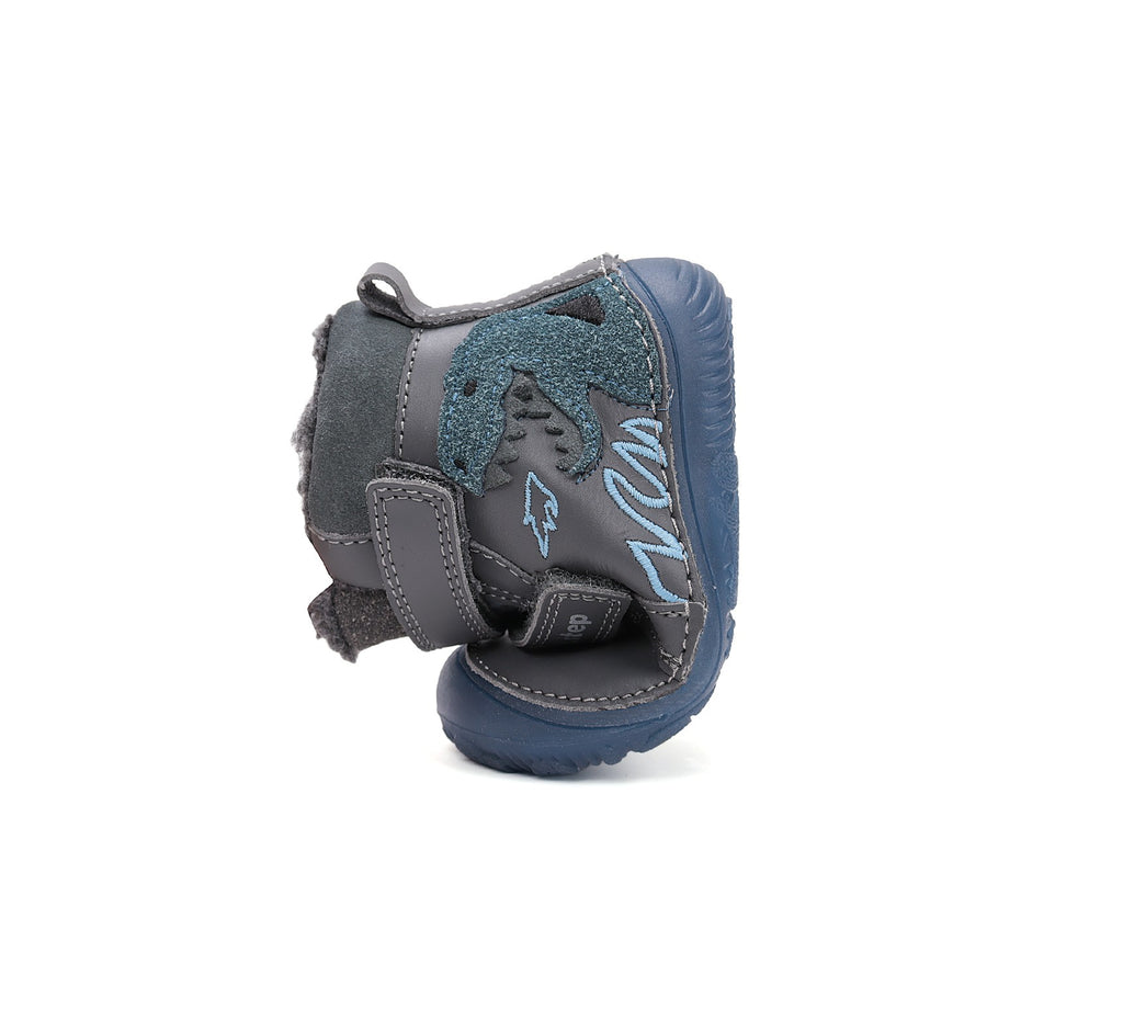 D.D.Step barefoot winter boots for boys with wool W073-52943BW