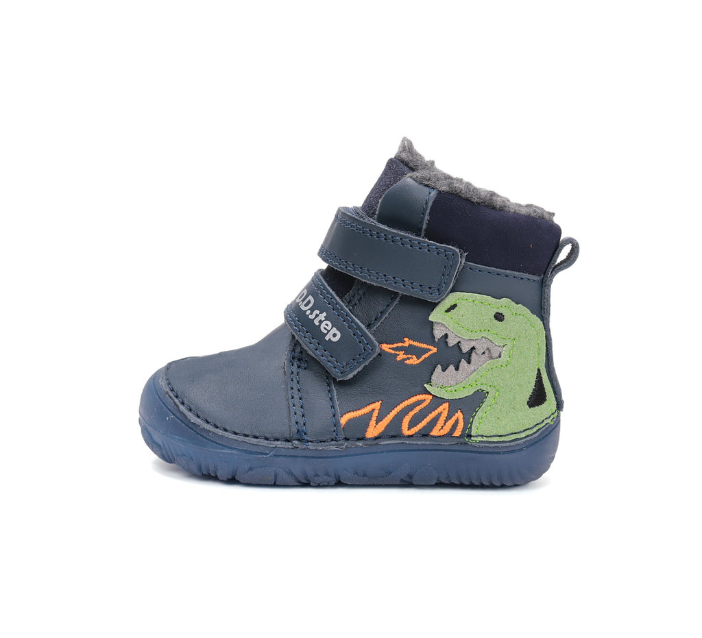 D.D.Step barefoot winter boots for boys with wool W073-52943W