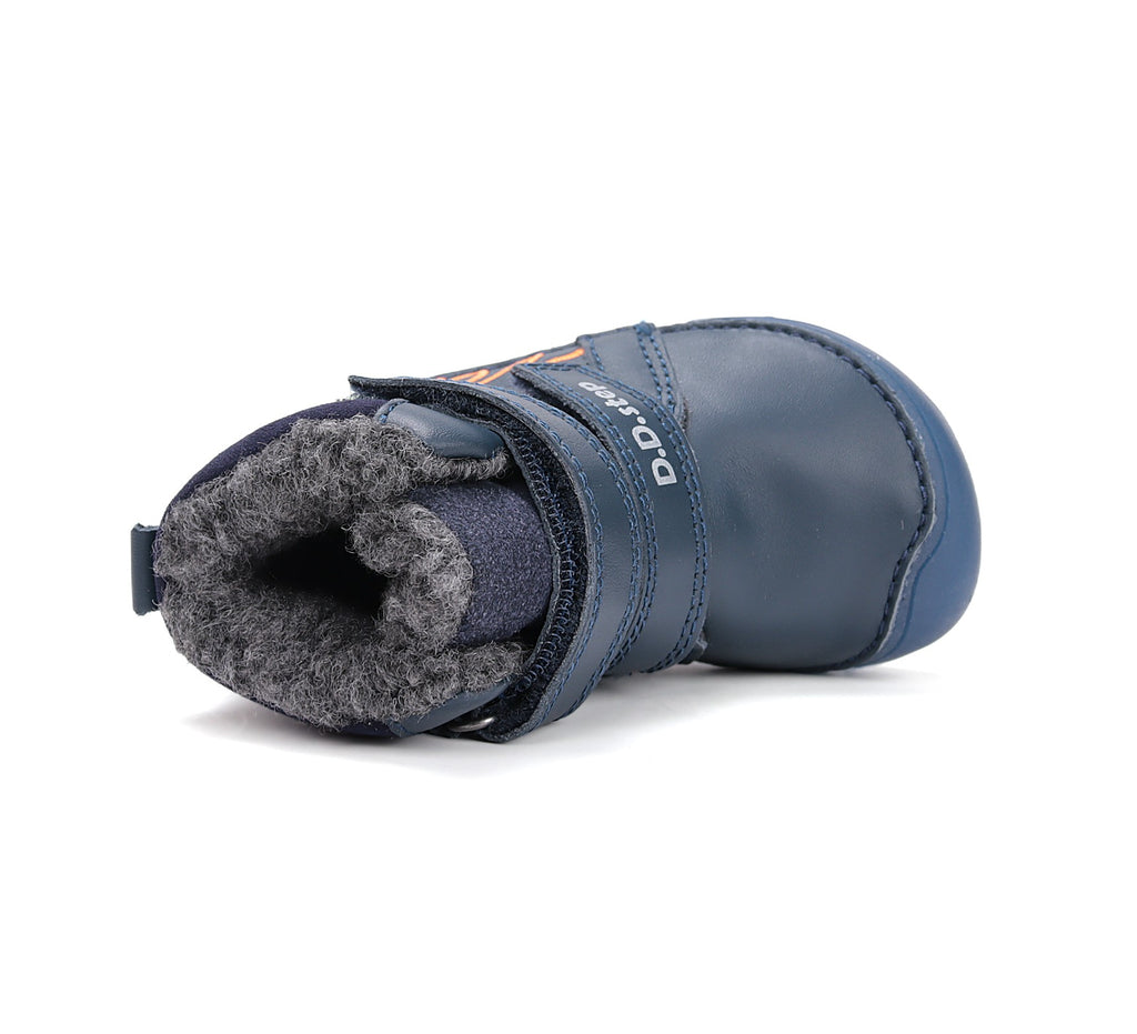 D.D.Step barefoot winter boots for boys with wool W073-52943W