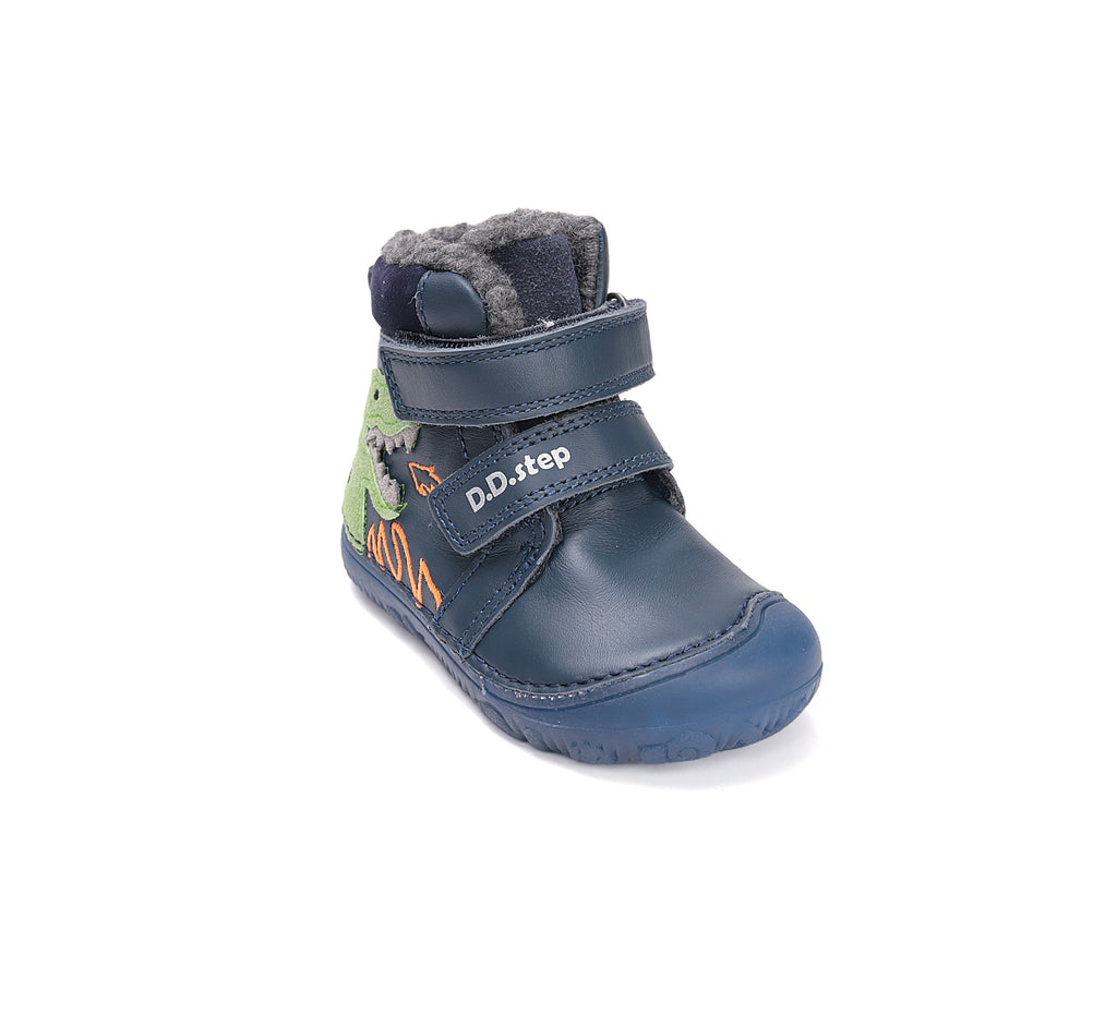 D.D.Step barefoot winter boots for boys with wool W073-52943W