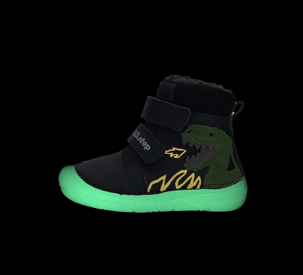 D.D.Step barefoot winter boots for boys with wool W073-52943W