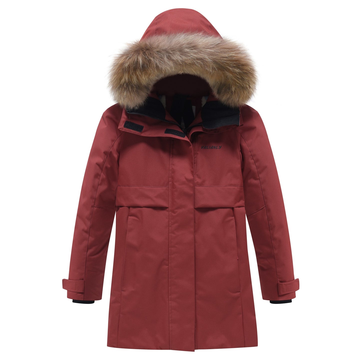 Valianly paltas mergaitėms žieminė striukė/paltas 9534_maroon