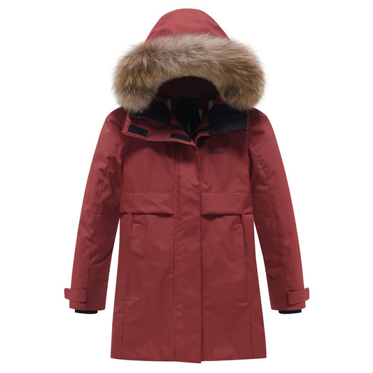 Valianly paltas mergaitėms žieminė striukė/paltas 9534_maroon