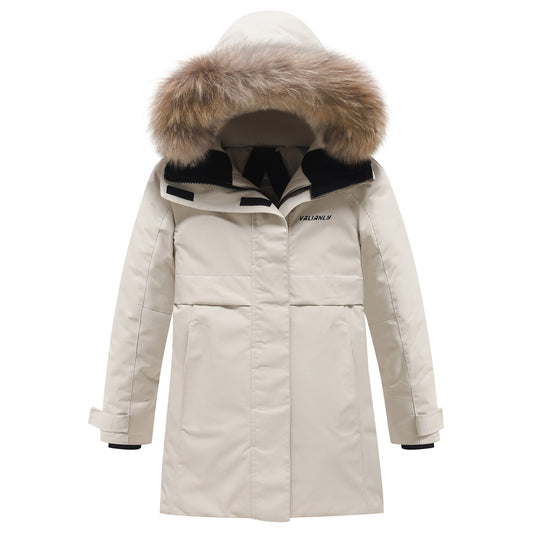 Valianly paltas mergaitėms žieminė striukė/paltas 9534_maroon