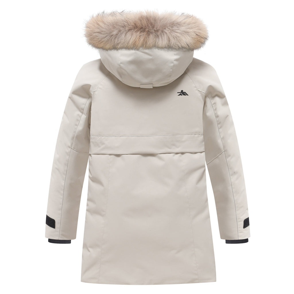 Valianly paltas mergaitėms žieminė striukė/paltas 9534_beige