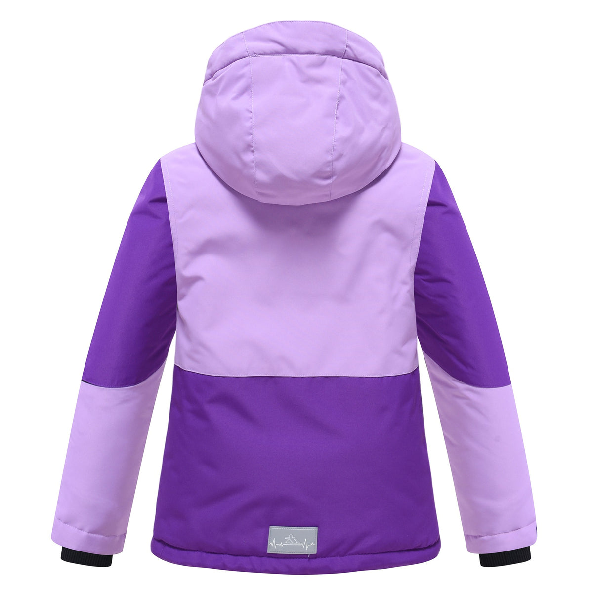 Valianly Girls' Two-Piece Purple Winter Snowsuit 9516_purple