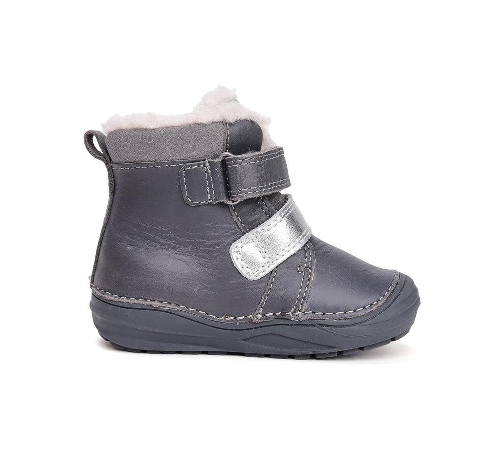 D.D.Step žieminiai batai mergaitėms su vilna W071-52381BW
