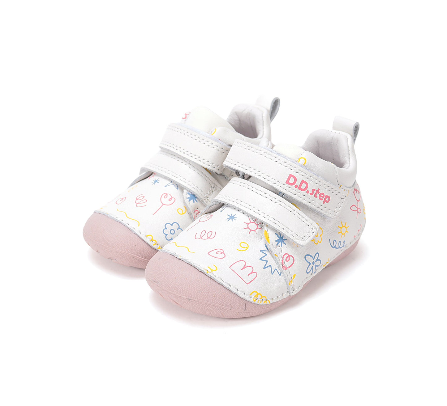D.D.Step laisvalaikio batai mergaitėms balti S015-61675