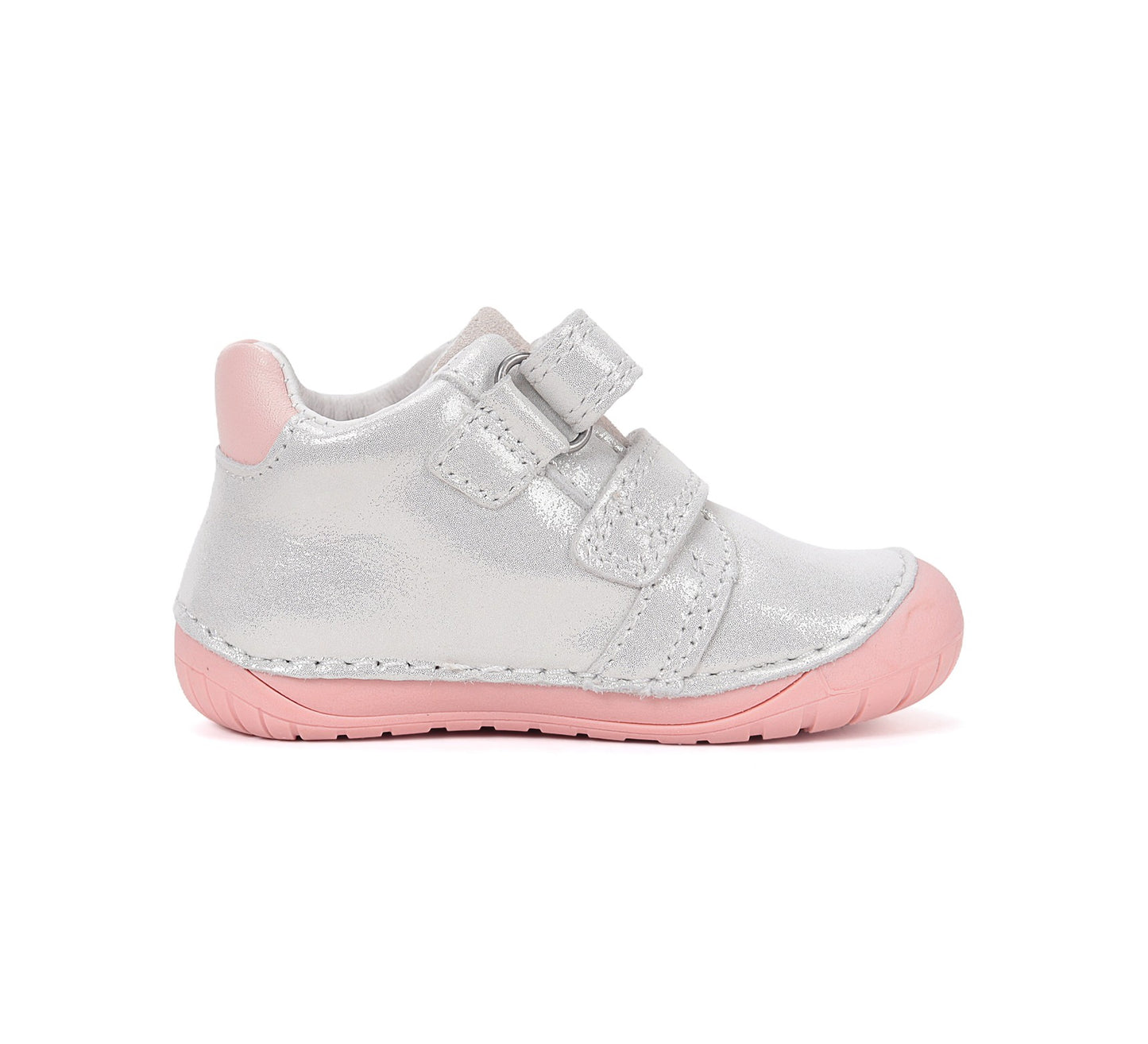 D.D.Step barefoot laisvalaikio batai mergaitėms sidabriniai S070-61244B