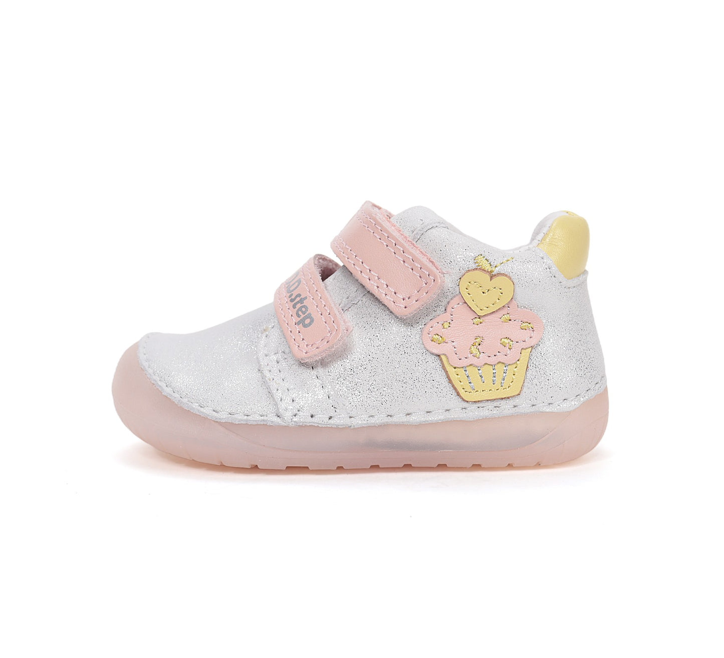D.D.Step barefoot laisvalaikio batai mergaitėms sidabriniai S070-61798A