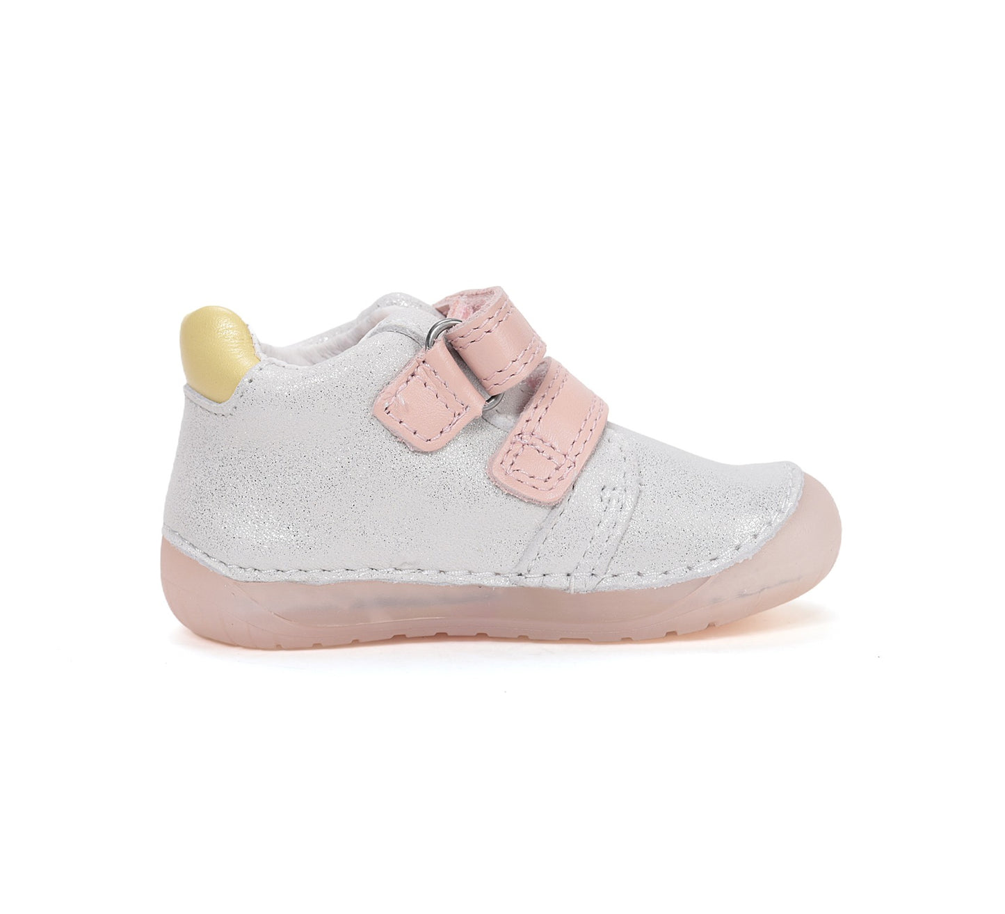 D.D.Step barefoot laisvalaikio batai mergaitėms sidabriniai S070-61798A