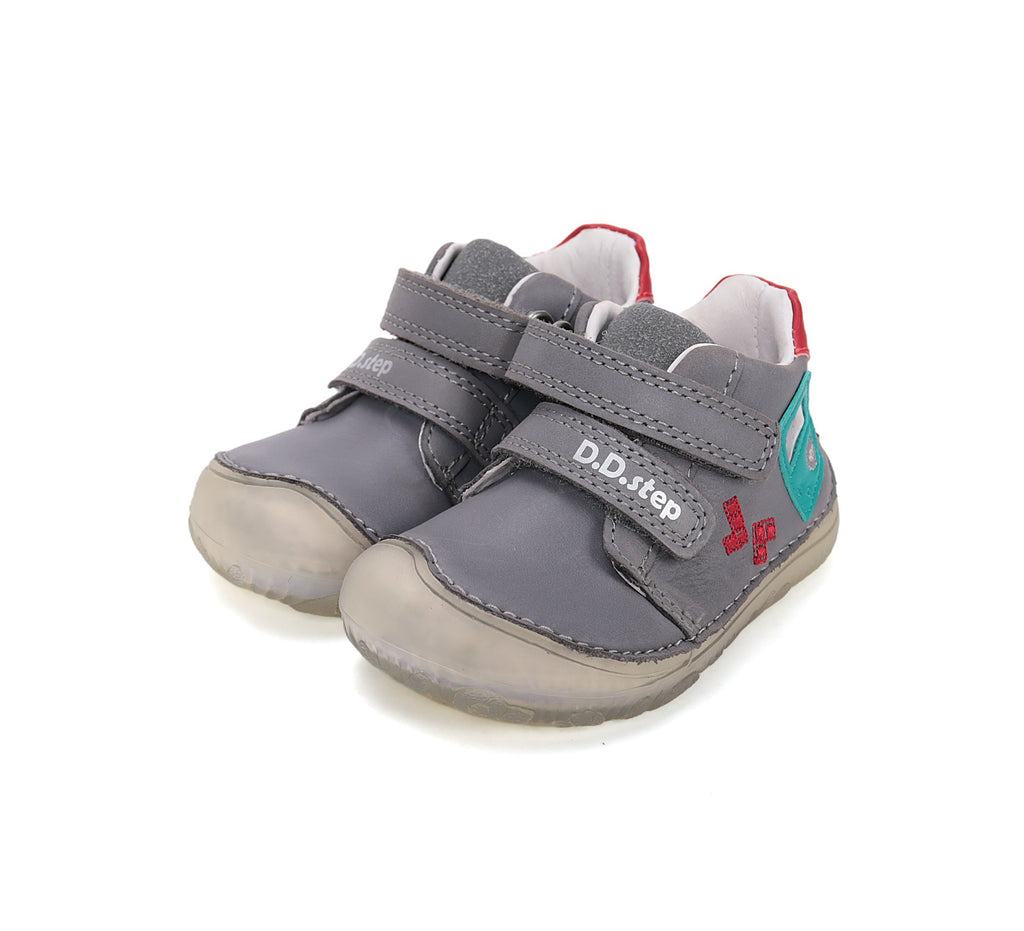 D.D.Step barefoot laisvalaikio batai berniukams pilki S073-61373A