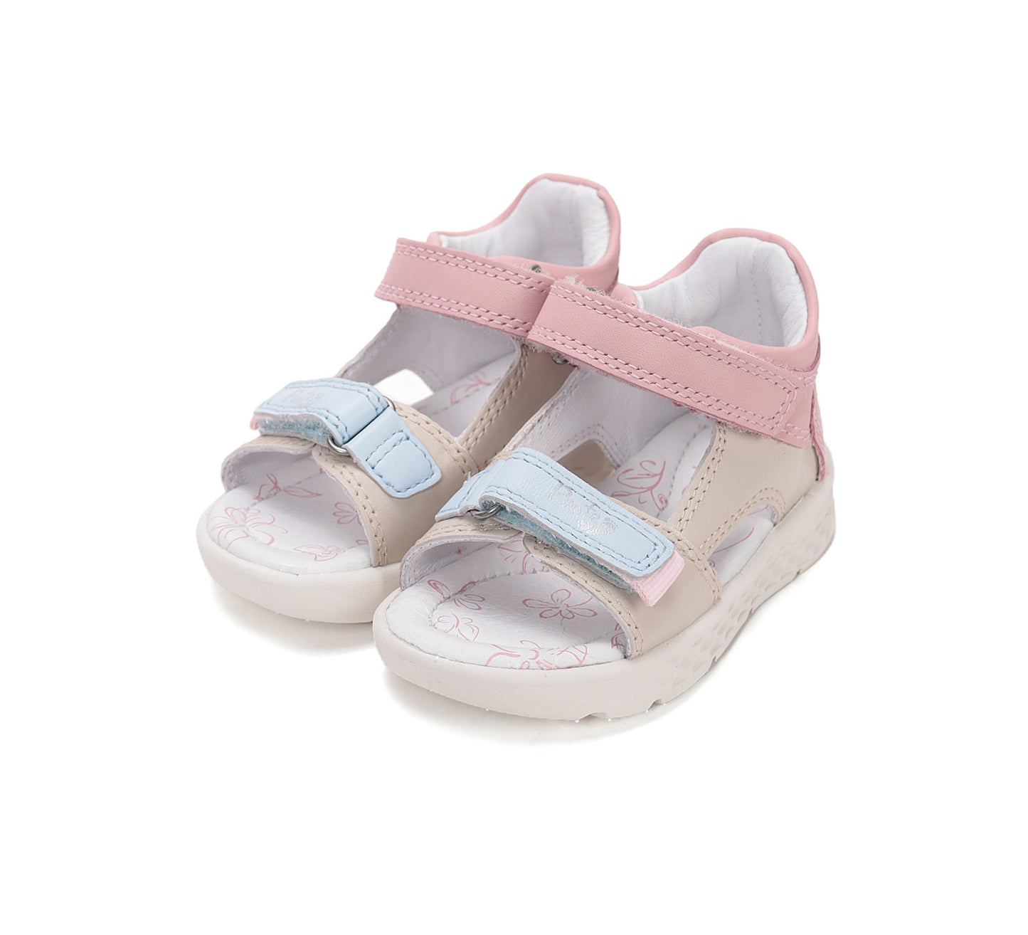 Ponte20 basutės mergaitėms kreminės DA05-6-1884B