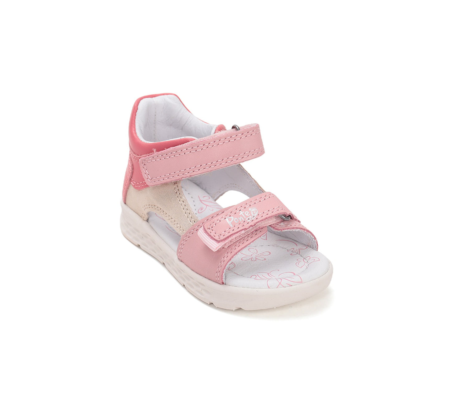 Ponte20 basutės mergaitėms kreminės DA05-6-1884CL