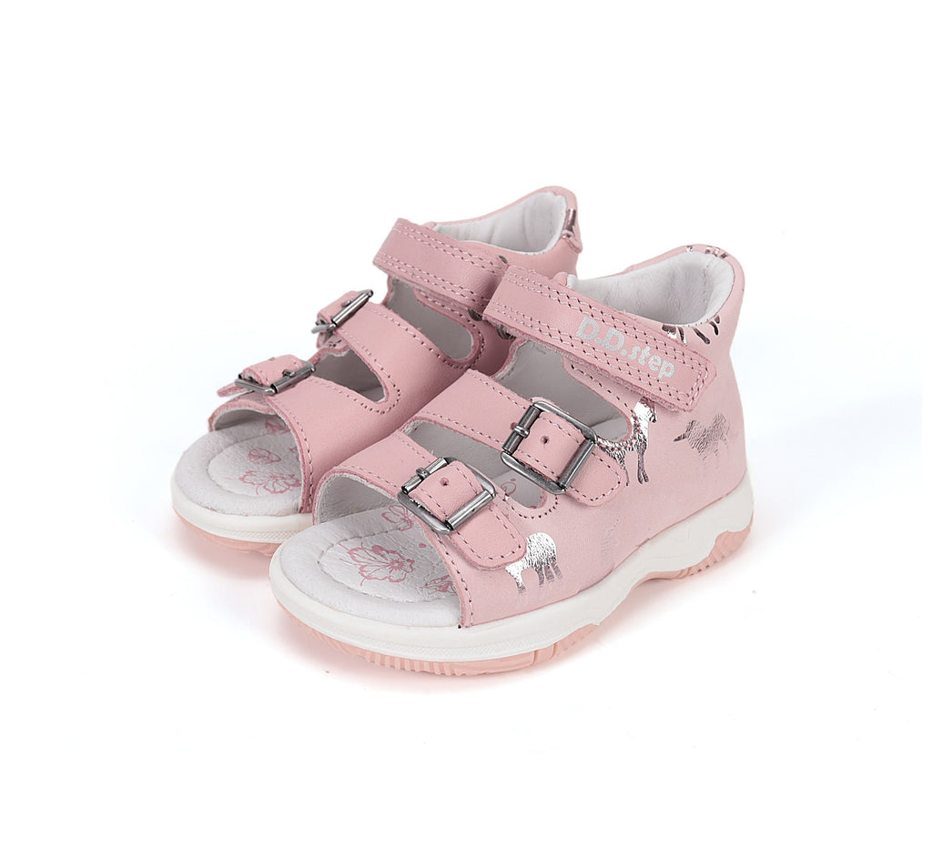 D.D.Step Sandals for Girls Pink G103-61115AM