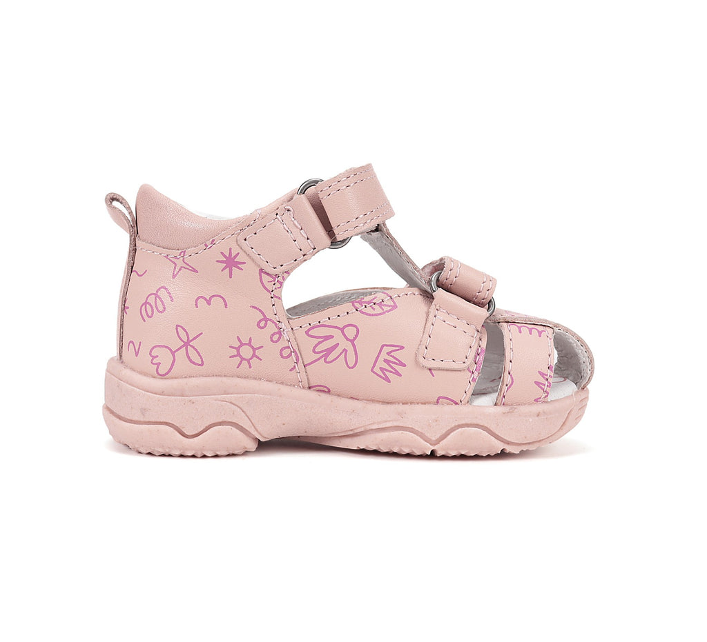 D.D.Step Sandals for Girls Pink G064-61994AM