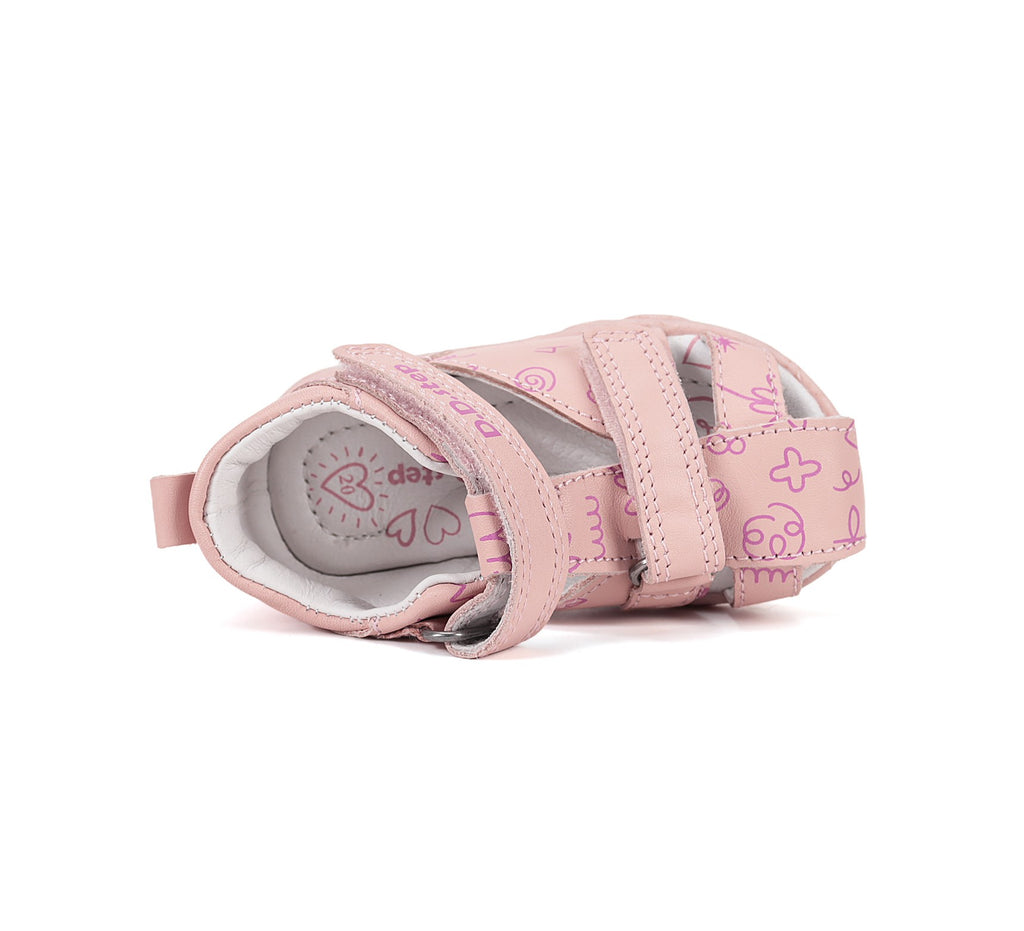 D.D.Step Sandals for Girls Pink G064-61994AM